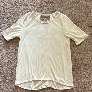 Elegant Cream Women's Top